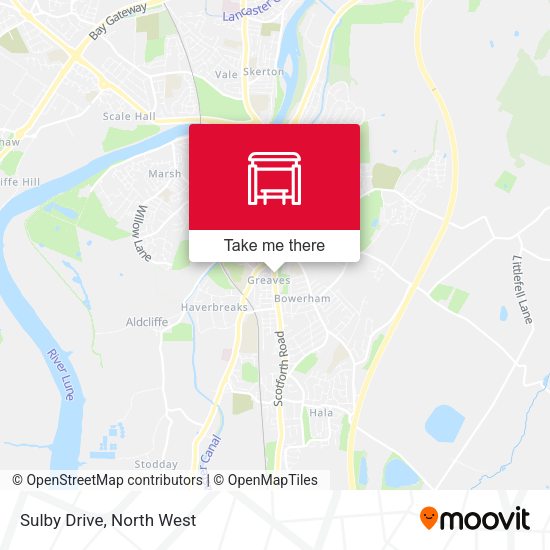 Sulby Drive map