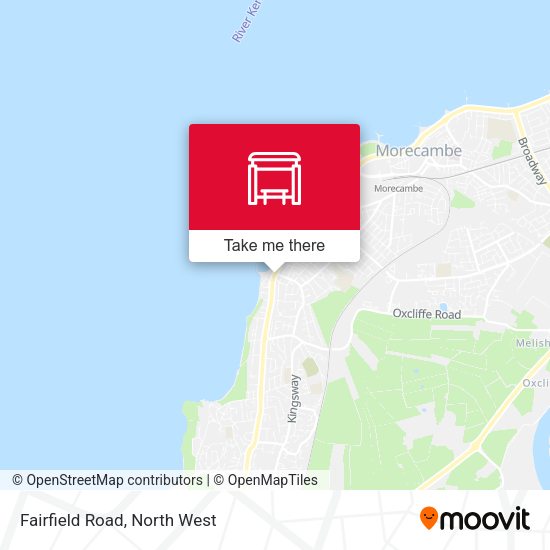 Fairfield Road map