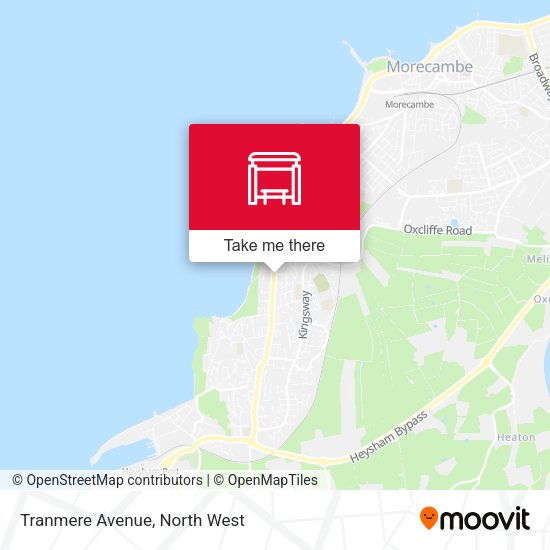 Tranmere Avenue map