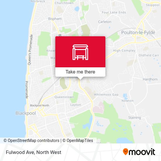 Fulwood Ave map