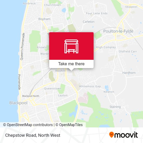 Chepstow Road map