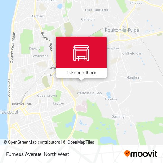 Furness Avenue map