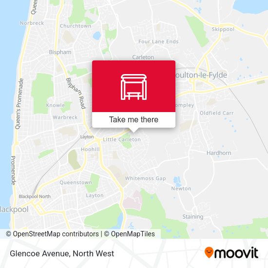 Glencoe Avenue map