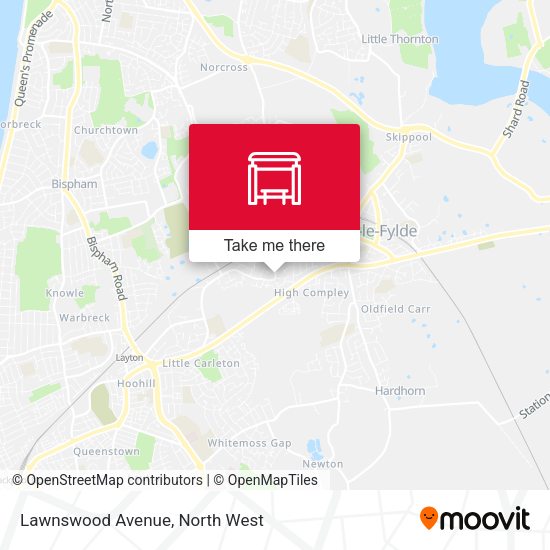 Lawnswood Avenue map
