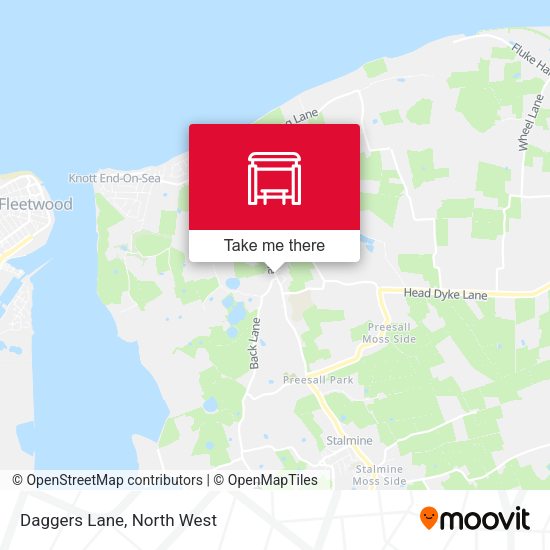 Daggers Lane map