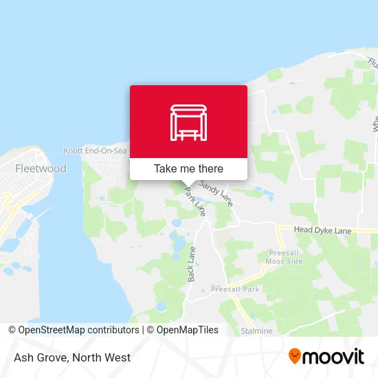 Ash Grove map