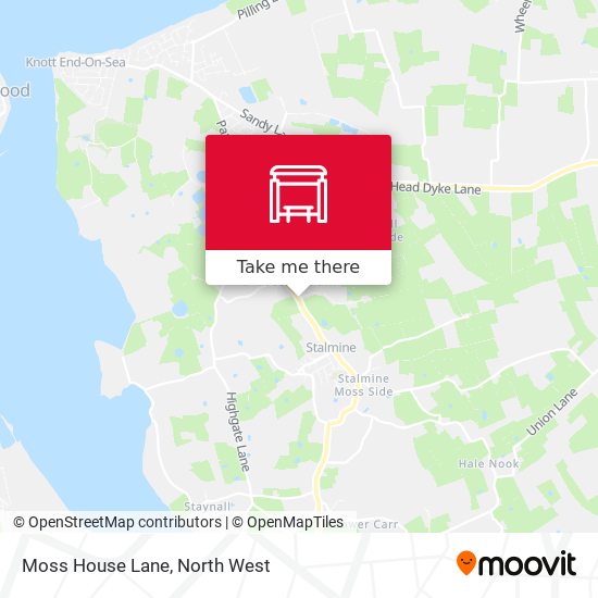 Moss House Lane map