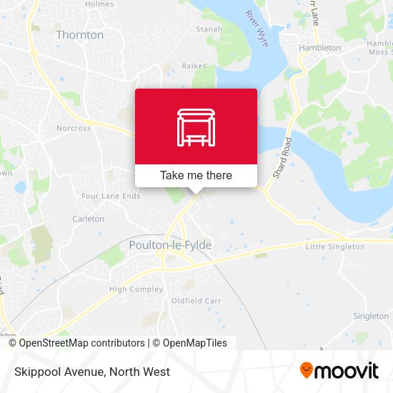 Skippool Avenue map