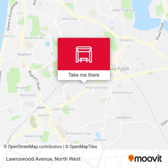 Lawnswood Avenue map