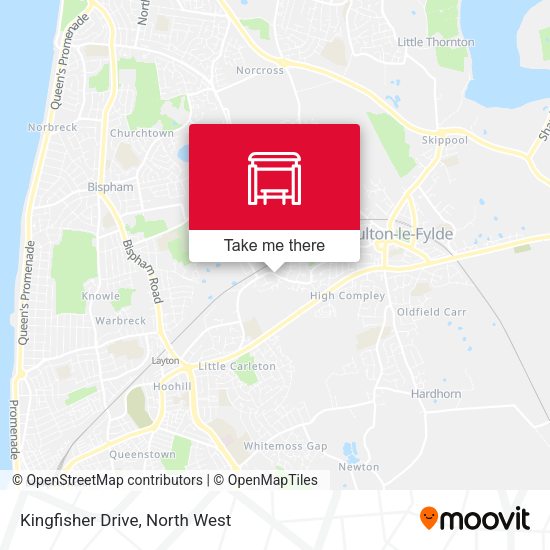 Kingfisher Drive map