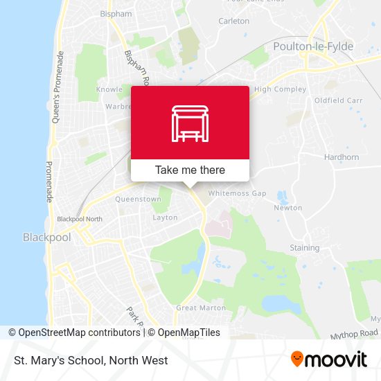 St. Mary's School map