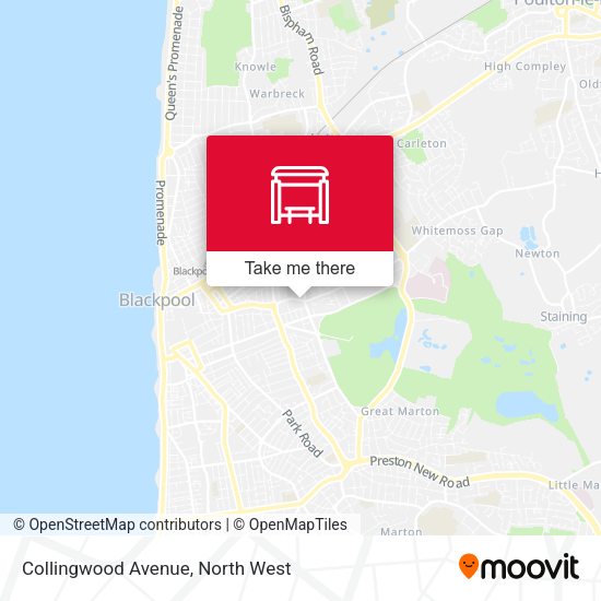Collingwood Avenue map