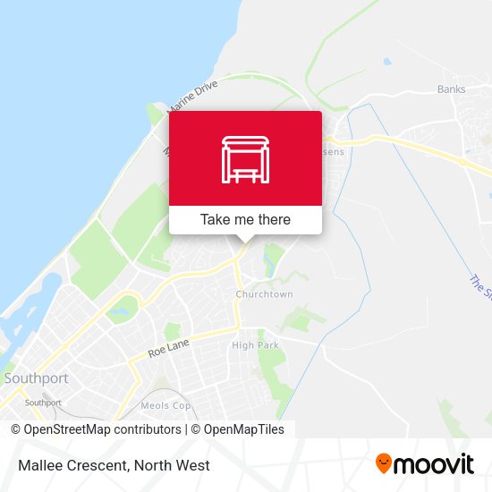 Mallee Crescent map
