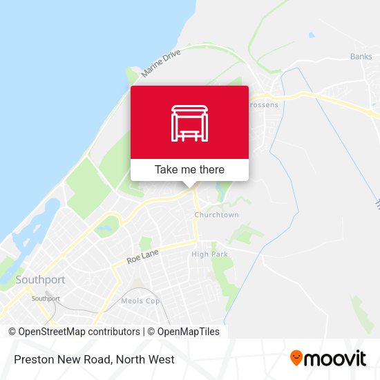 Preston New Road map