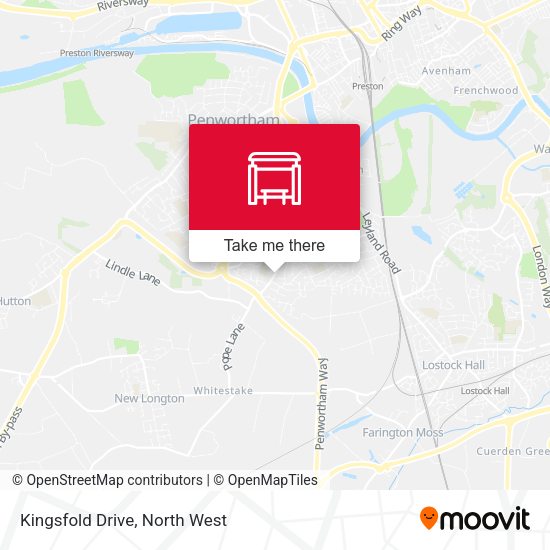 Kingsfold Drive map
