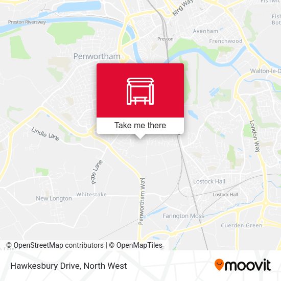 Hawkesbury Drive map