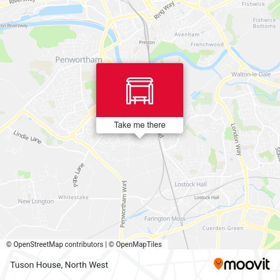 Tuson House map