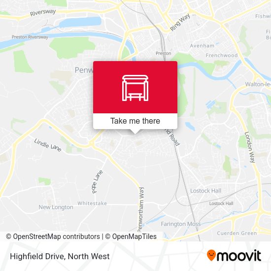 Highfield Drive map