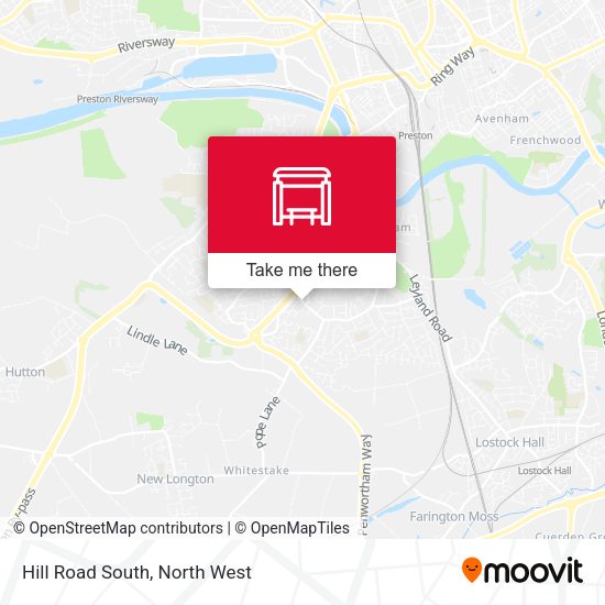 Hill Road South map