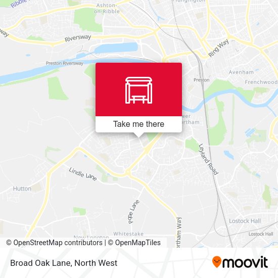 Broad Oak Lane map