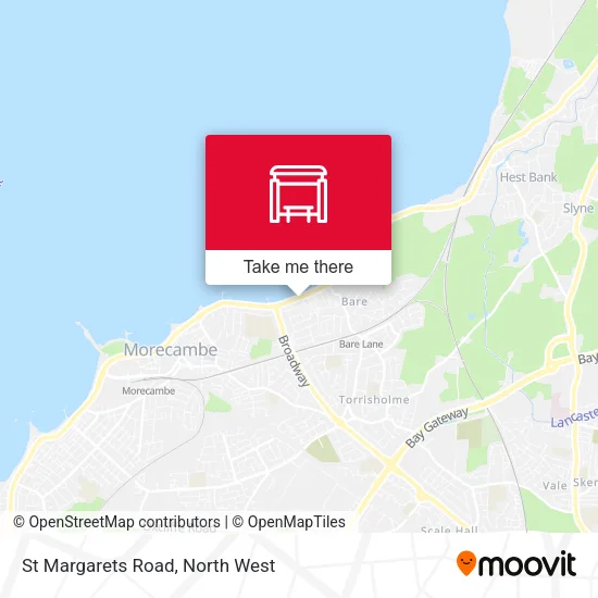St Margarets Road map