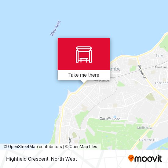 Highfield Crescent map