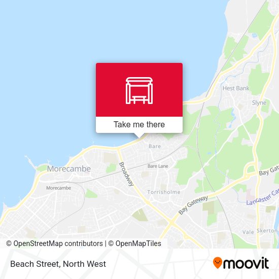 Beach Street map