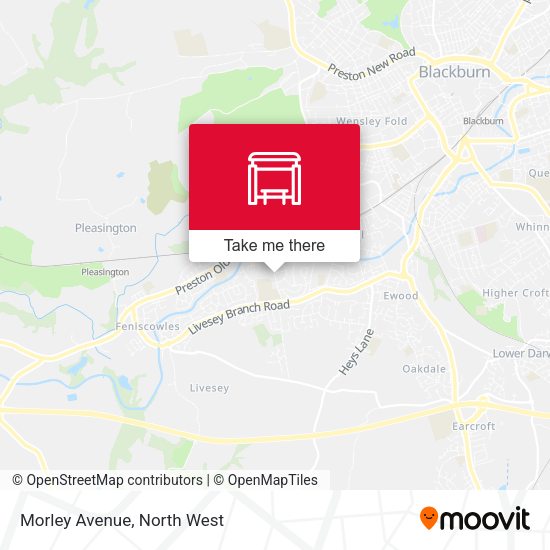 Morley Avenue map
