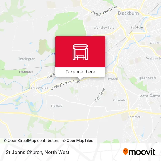 St Johns Church map