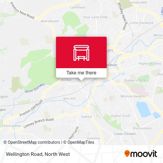 Wellington Road map
