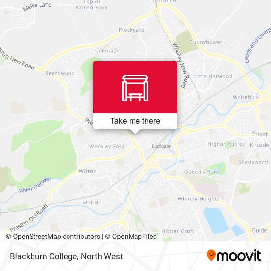 Blackburn College map