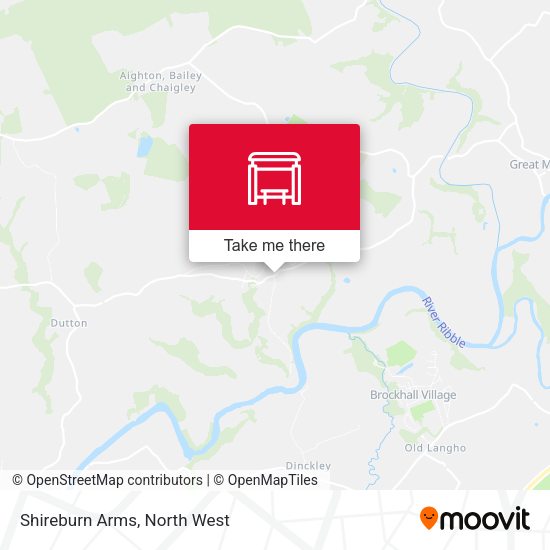 Shireburn Arms map