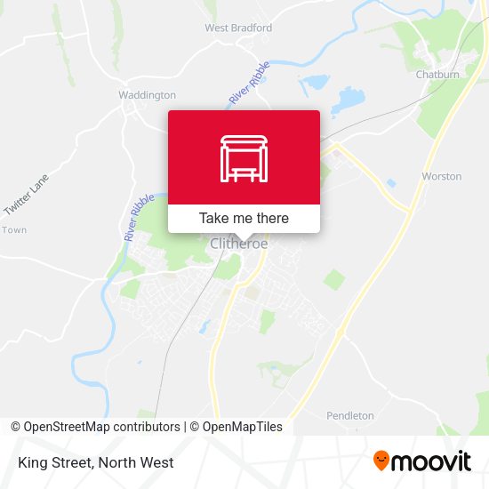 King Street map