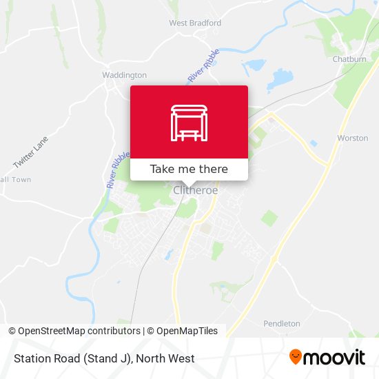 Station Road (Stand J) map