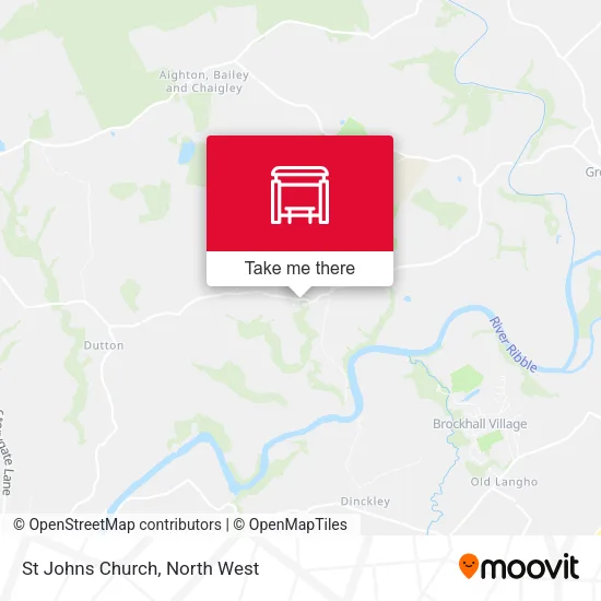 St Johns Church map
