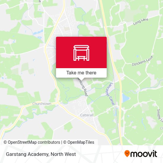 Garstang Academy map