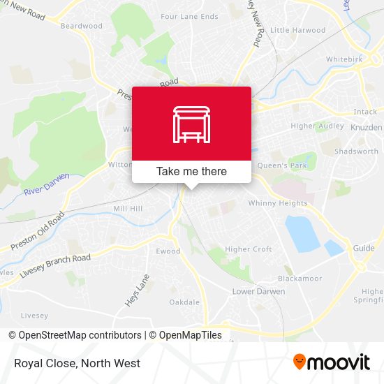 Royal Close map