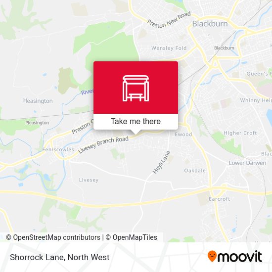 Shorrock Lane map