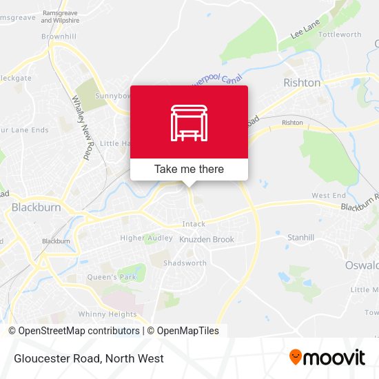 Gloucester Road map