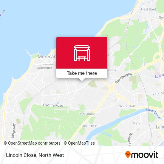 Lincoln Close map