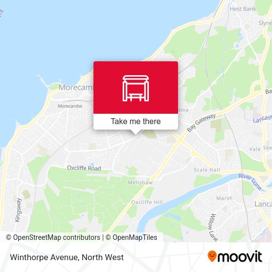 Winthorpe Avenue map