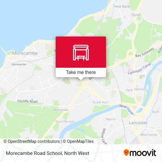 Morecambe Road School map