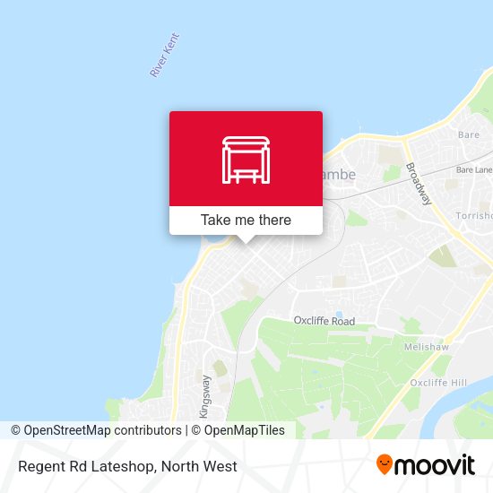 Regent Rd Lateshop map