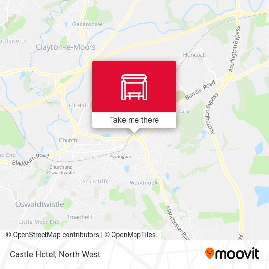Castle Hotel map