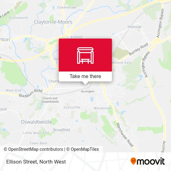Ellison Street map