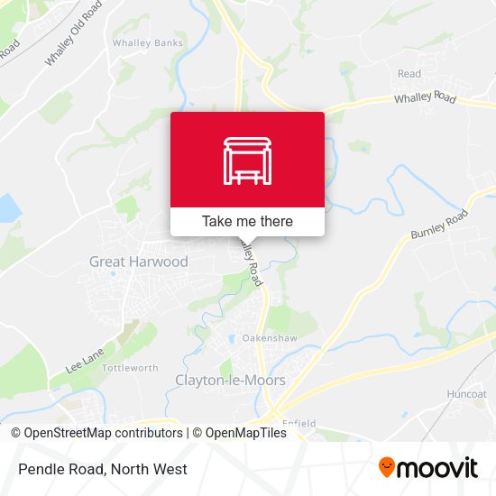 Pendle Road map