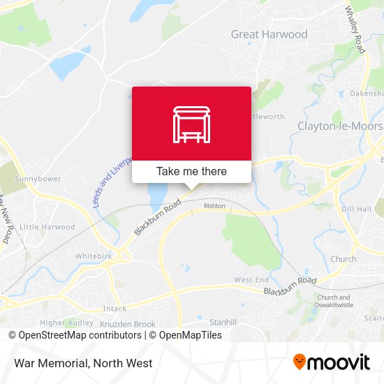 War Memorial map