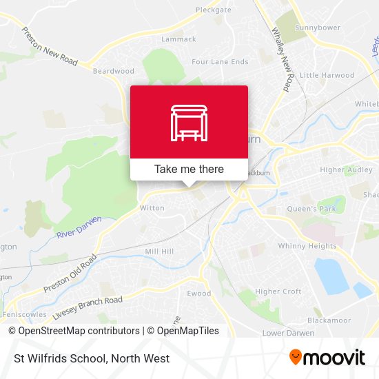 St Wilfrids School map