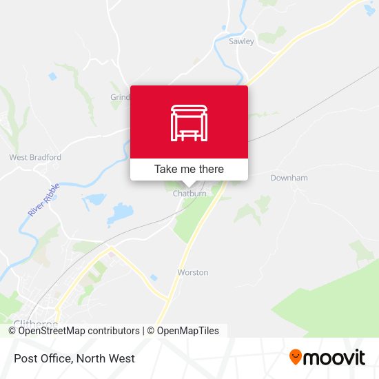 Post Office map