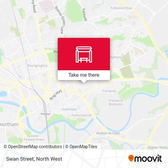 Swan Street map